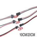 1-50 pairs JST SM led Connector 2pin / 3pin / 4pin Male And Female Set 2 3 4 pin Wire cable pigtail