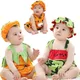 Summer Infant Jumpsuit Newborn Baby Boys Girls Clothes Animal Molding Tiger Watermelon Rompers+Hat