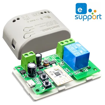 1CH RF Smart Switch 12V 24V 220V AC DC WIFI Ewelink Remote Control Garage Door Opener Switch 10A Relay Self-locking inching