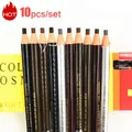 10pcs/set Eyebrow Pencil Cosmetics for Makeup Tint Waterproof Microblading Cheap Pen Brown Available