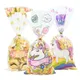 50Pcs Unicorn Party Cookie Candy Gift Bag Mermaid Unicorn Theme Birthday Party Decoration Kids Girl