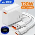 Maerknon 120W USB Charger Quick Charge 3.0 For iPhone 14 13 12 Xiaomi 13 Samsung Mobile Phone Wall