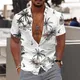 2023 Coconut Tree Shirts For Men 3d Printed Men's Hawaiian Shirt Beach 5xl Short Sleeve Fashion Tops