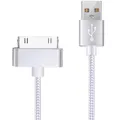 USB Cable for iPhone 30 Pin Nylon Braid Fast Charger Data Cable for Apple iPhone 4 4s 3G 3GS 2G iPad