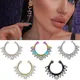 1PCS Fake Piercing Nose Ring Clip On Septum Fake Nose Earing Non Piercing Daith Earring Jewelry