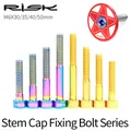 RISK Titanium Bolts M6 x 30 35 40 50mm Allen Key MTB Road Bike Taper Head Screw Bicycle Headset Cap