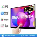 15.6 inch 1080p Touch Screen IPS Portable Monitor with HDR USB-C HDMI-Compatible for Mobile Laptop