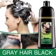 Mokeru Organic Natural Fast Hair Dye Only 5 Minutes Noni Plant Essence Black Hair Color Dye Shampoo