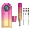 Rechargeable Nail Drill Electric Nail File 45000RMP Professional Nail Drill Kit For Acrylic Nail Gel