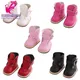 7 Cm Doll Shoes for 43 Cm Baby Doll Leather Boots 18 Inch Girl Doll Shoes Toy Boots Doll Accessories