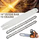 14 Inch Chainsaw White Guide Bar With Saw Chain 3/8 LP 50 Section Saw Chain For STIHL MS170 MS180