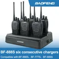 Baofeng 888S Charger Multi Battery Six Way 5V 4A Fast Charger for Two Way Radio BF-888S 777S Walkie