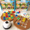 Kids Geometric Shape Color Matching Puzzle Baby Montessori Educational Learning Wooden Toys for