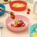 Airfryer Baking Paper Silicone BBQ Basket Mat Reusable Oven Baking pizza Tray Nonstick pot Liner