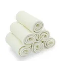 HappyFlute 10 Pcs Bamboo Insert Reusable Washable Breathable Inserts Boosters Liners For Baby Cloth