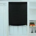 Blackout Blind for Window Pleated Blinds Cordless Shade Light Filtering Shades for Bathroom Kitchen