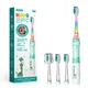 SEAGO Sonic Electric Toothbrush Kids Battery Cartoon with Colorful LED Waterproof Soft Oral Hygiene