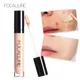 FOCALLURE Full Coverage Makeup Liquid Concealer Convenient Eye Concealer Cream Waterproof Make Up