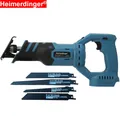 Lithium battery reciprocating saw 18v cordless reciprocating saw with 4 pieces saw blades compatible