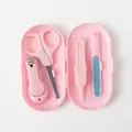 4 Pcs Small Baby Care Anti-clamping Nail Clipper Set Stainless Steel Baby Nail Clipper Set Nail