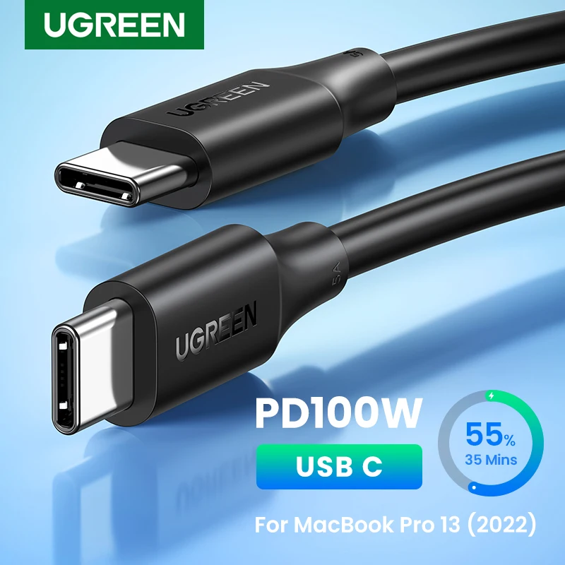 UGREEN PD100W USB C to USB C Cable for iPhone 17 16 MacBook iPad Fast Charging Cable 5A 100W Type C Fast Charger PD Cable USB C