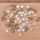 100PCS 8*11mm 3 Color Metal Zinc Alloy MINI Five-pointed Star Charms Fit Jewelry Pendant Charms
