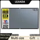 LEJIADA Projector Screen 60-133 Inch Metal Grey Anti-Light 16:9 Portable Black Border With Holes