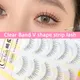 5 pairs eyelash set invisible band faux mink lash superior quality silk eyelashes super light false