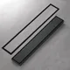 Invisible Floor Drain 304 Stainless Steel Rectangle Anti-odor Bath Shower Tray Long Drainage Linear