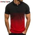 Summer Men's Casual Polo Shirt Spring Summer New Business Leisure Breathable Lapel Polo Shirt for