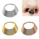 316L Surgical Steel Segment Nose Ring Septum Clicker Tragus Helix Cartilage Earrings Body