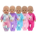 New Doll Jump Suits For 43cm Baby Doll 17 inch Reborn Baby Dolls Clothes And Accessories