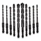 Black Masonry Drill Bits Concrete Drill Bit Ceramic Tile Drill Bit Set Tungsten Carbide Tipped for