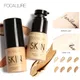 FOCALLURE Moisturizing Liquid Foundation Whitening Waterproof Lightweight Face Concealer Cream Women