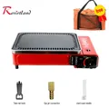 Portable BBQ Stove Grill gas Grill Outdoor Stainless Steel BBQ Grill Camping Cooking Picnic