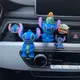 Disney Stitch Spiderman Anime figure Car Perfume holder Car Decorate Cartoon Car Perfume Clip