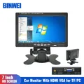 BINWEI 7 Inch Car HDMI Monitor with VGA for TV Computer LCD Color Screen for PC Backup Camera