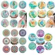 SDOYUNO 6/8pcs sets Diamond Painting Coasters with Holder Ocean Diamond Art Coasters Kits DIY Crafts