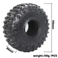 4pcs 2.2 Inch Jconcepts Rubber Tyre 2.2 Wheel Tires 150x64mm For 1/10 Rc Crawler Wraith Trax Rr10