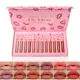 12pcs/Set Liquid Velvet Matte Lip Gloss Lipstick Nude Makeup Women Long Lasting Waterproof