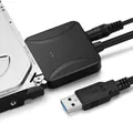 USB 3.0 To Sata Converter Support 2.5/3.5 inches HDD SSD with Power Adapter High Speed Hard Disk