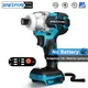 18V Cordless Electric Screwdriver Speed Brushless Impact Wrench Rechargable Drill Driver LED Light