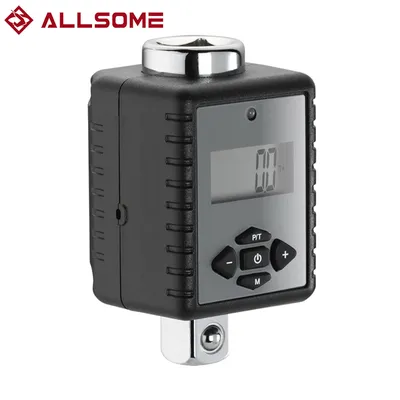ALLSOME Digital Torque Wrench 1/2" 2- 200Nm Adjustable Professional Electronic Torque Wrench Bike Car Repair HT2680-2685