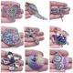 2pcs Skull/Steampunk Charm Rainbow Filigree Hearts Charms For Jewelry Making Bulk DIY Flowers