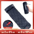 Outdoor Camping Inflatable Mattress Sleeping Pad With Pillows Ultralight Air Mat Built In Inflator