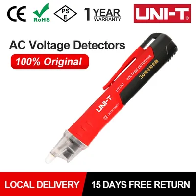 UNI-T AC Voltage Detector UT12D Non Contact Voltage Tester 24V-1000V Contactless Electric Tester Pen Power Sensor LED