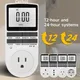 Cerhot Timer Socket Programmer 7 Day 12/24 Hours Electronic Kitchen Digital Programmable Switch