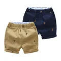 2-9 Years Children Shorts Toddler Kids Short Pant Summer Cotton Anchor Boys Beach Shorts Leisure