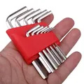 5/8/11 Pcs Allen Wrench Metric Wrench Inch Wrench L Wrench Size Allen Key Short Arm Tool Set Easy To
