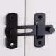 Stainless Steel Door Lock door latch Bolt Toggle Latch Sliding barn Door Bolt Black Iron Right Angle